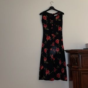 Floral Silk dress